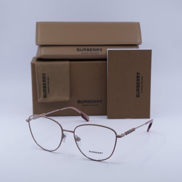Final Price! Burberry BE1376 1343 Pink Eyeglasses 55mm - Picture 1 of 10